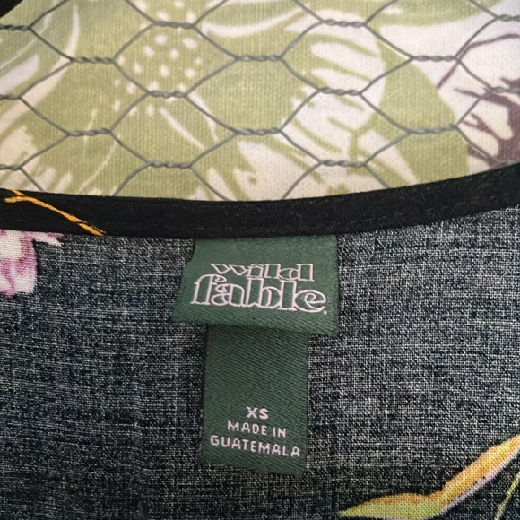 Black Floral Wild Fable Dress - Picture 2 of 6